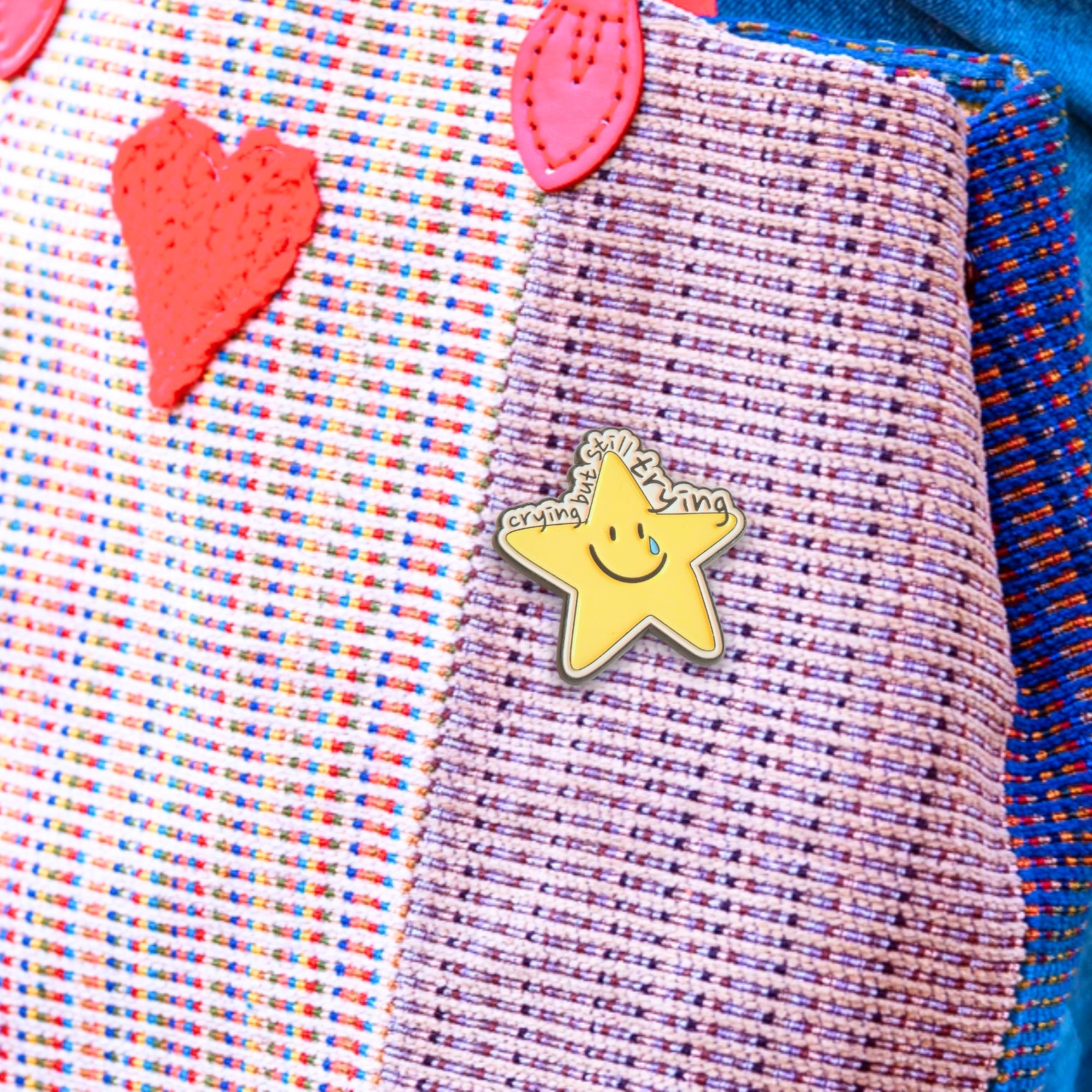 Crying But Still Trying | Collectible Pin - NovaSmartLinks