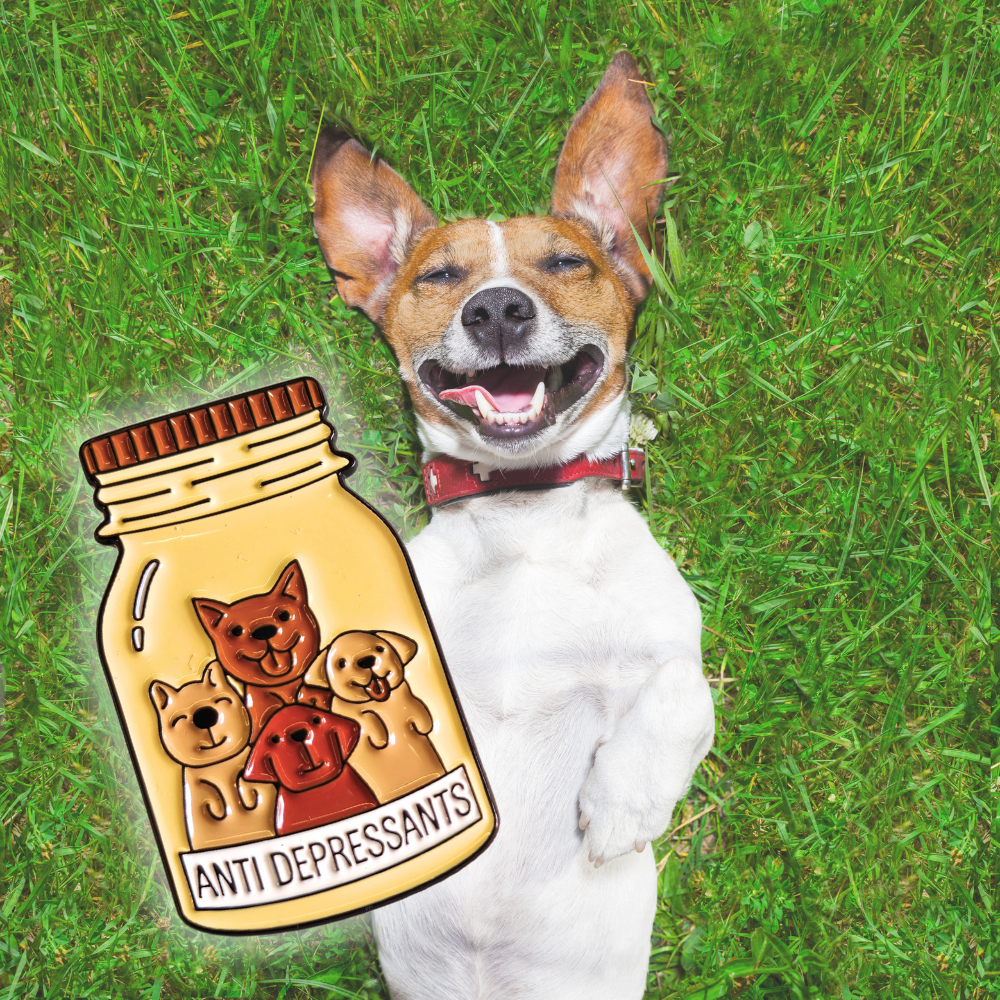 Dog Anti-Depressants | Collectible Pin - NovaSmartLinks