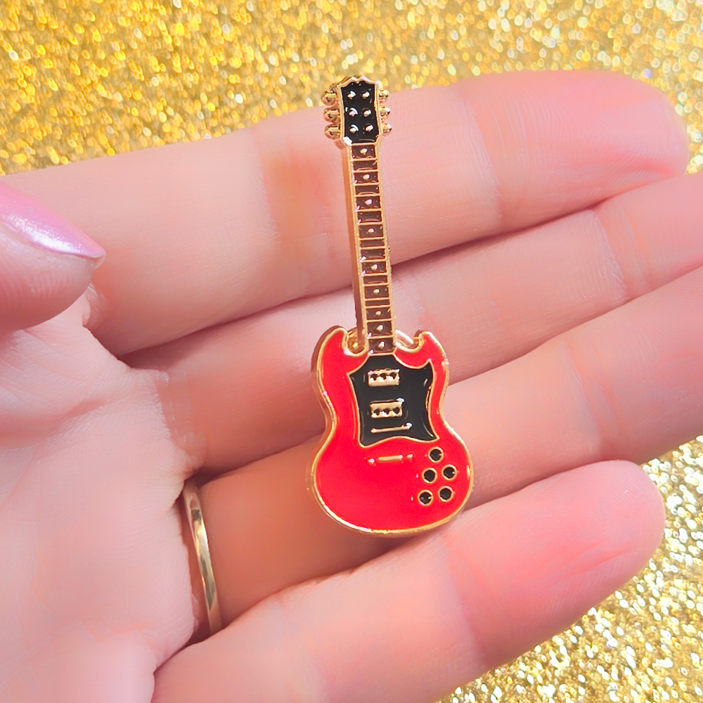 Electric Guitar (Red) | Collectible Pin - NovaSmartLinks