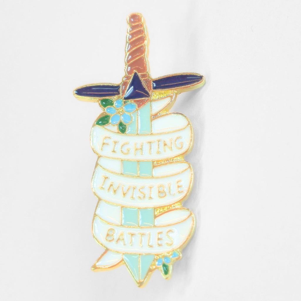 Fighting Invisible Battles | Collectible Pin - NovaSmartLinks
