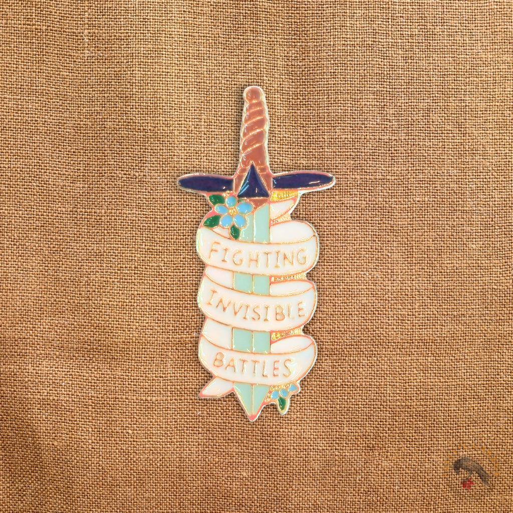 Fighting Invisible Battles | Collectible Pin - NovaSmartLinks