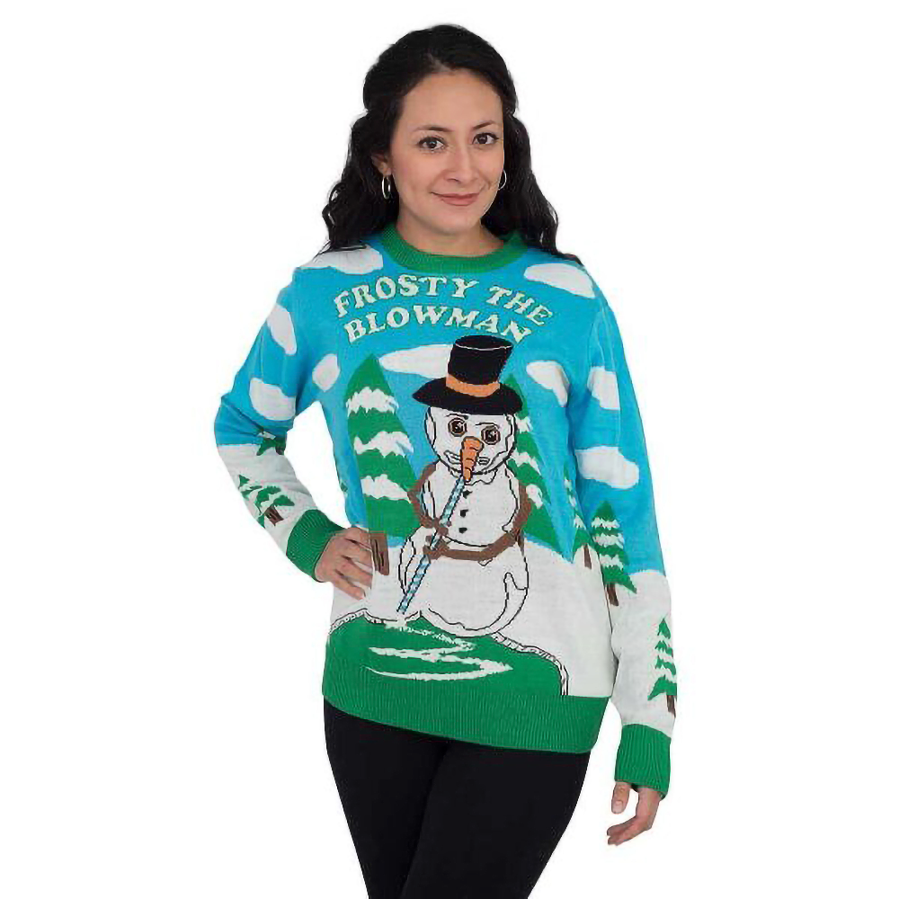Frosty The Blowman Snowman  Sweater - NovaSmartLinks