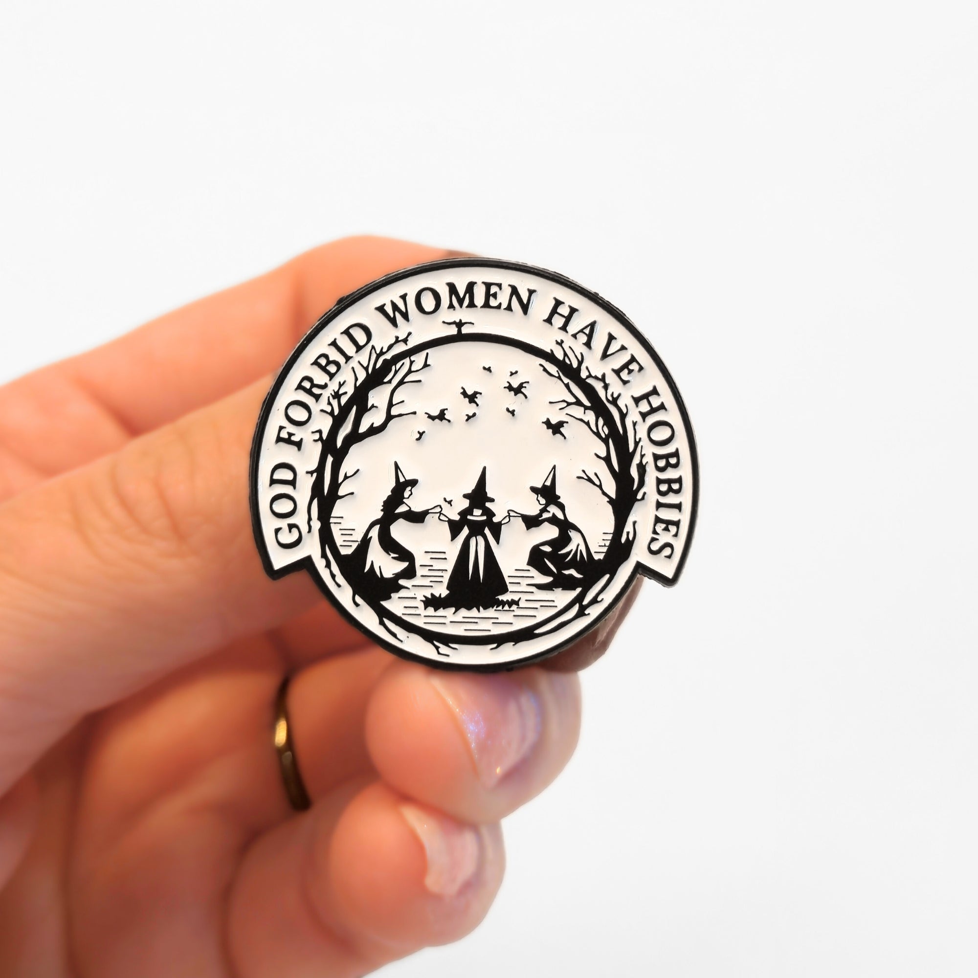 God Forbid Women Have Hobbies | Collectible Pin - NovaSmartLinks