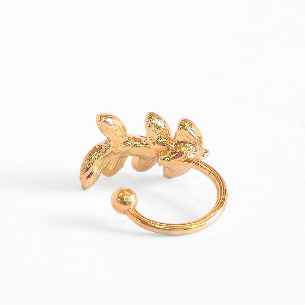 Gold Leaf Ear Cuff - NovaSmartLinks