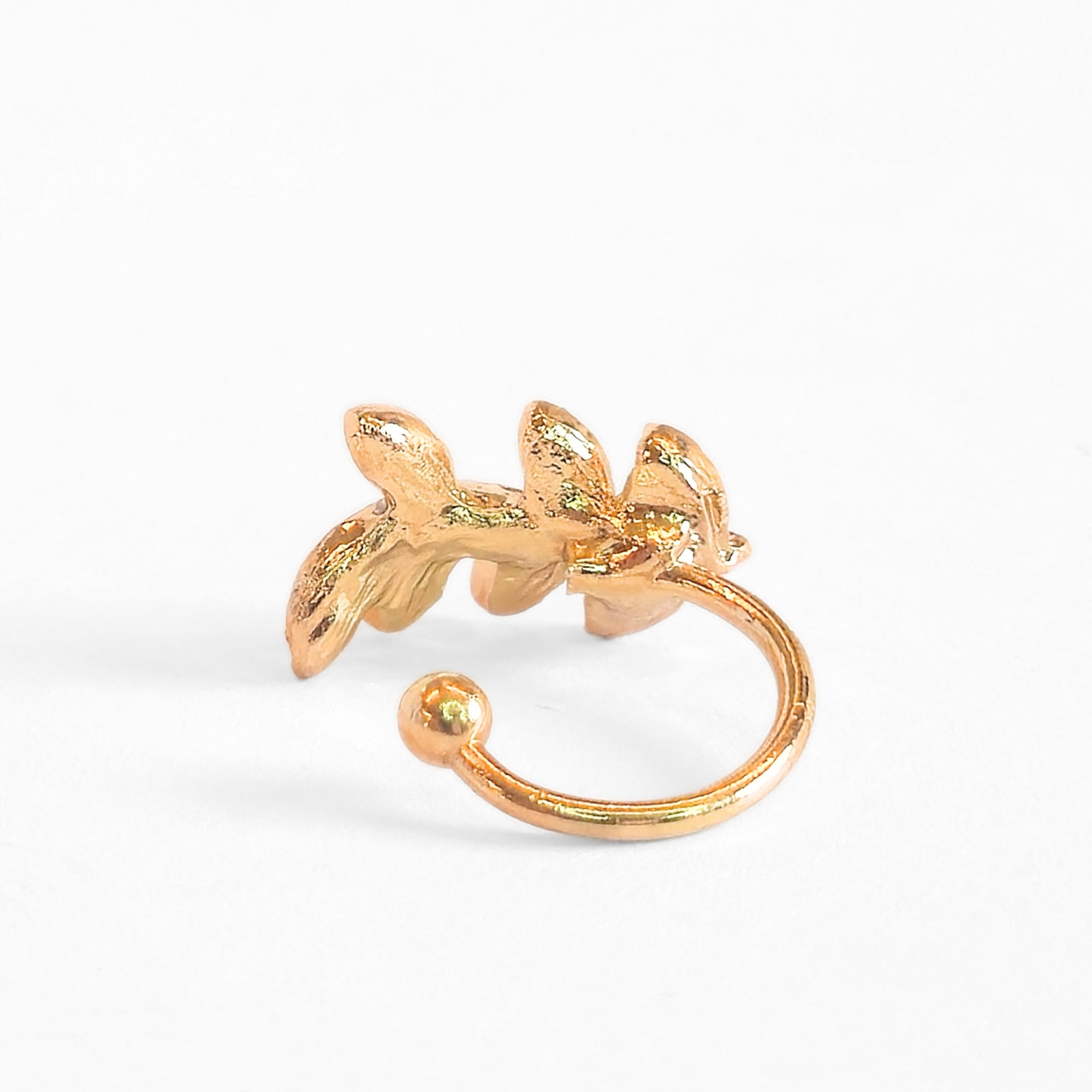 Gold Leaf Ear Cuff - NovaSmartLinks