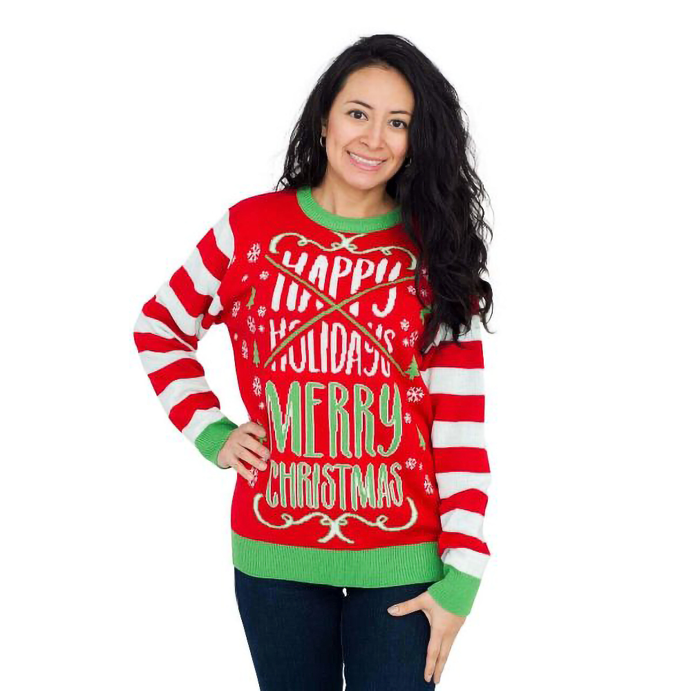 Happy Holidays Merry  Sweater - NovaSmartLinks