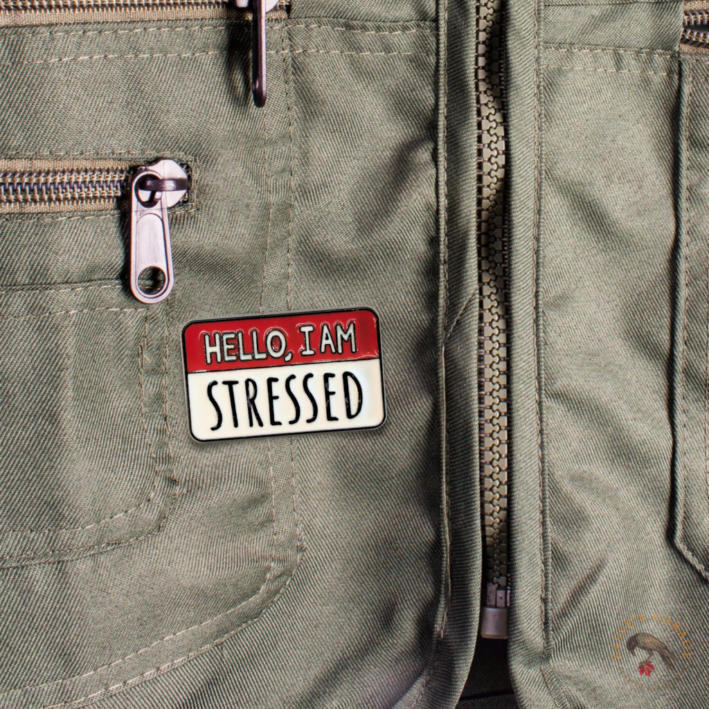 Hello, I Am Stressed | Collectible Pin - NovaSmartLinks
