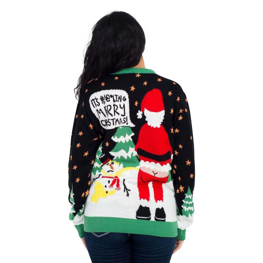 Ho Ho Ho It #!@%ING Merry  Sweater - NovaSmartLinks