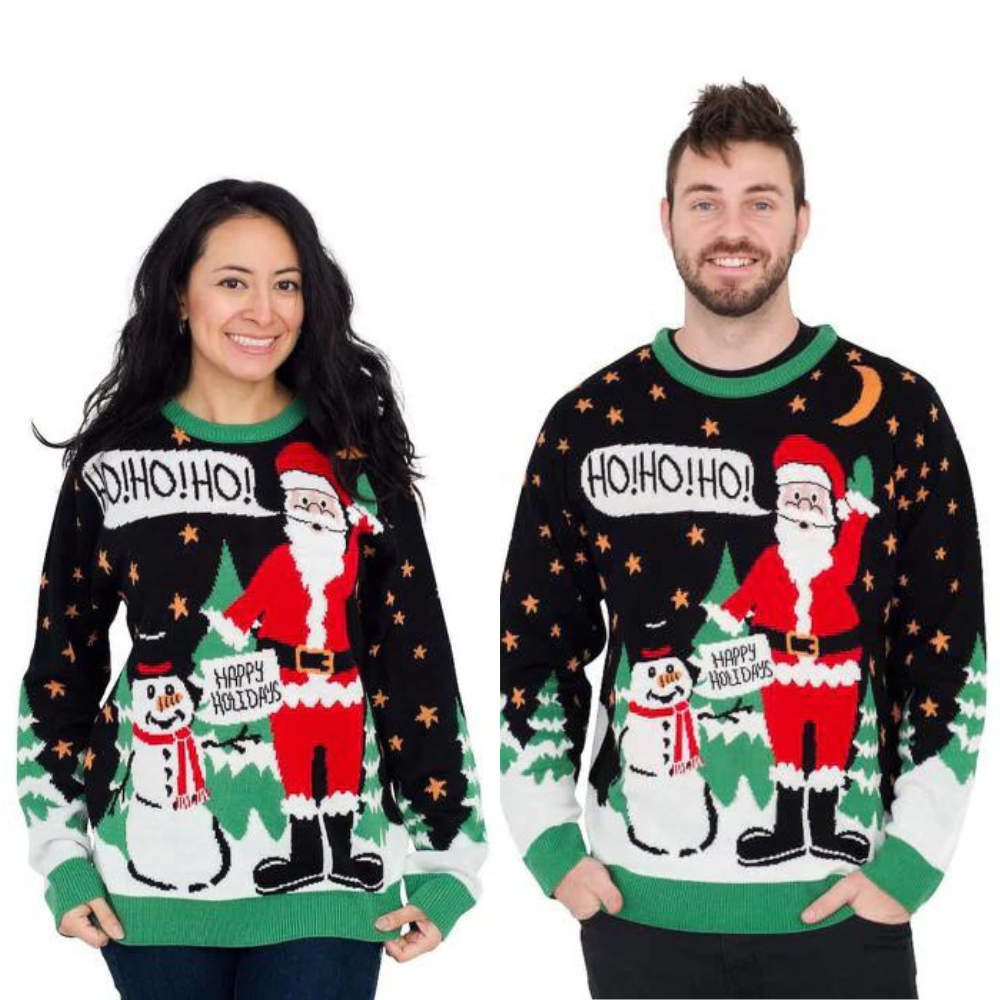 Couple - Ho Ho Ho It #!@%ING Merry  Sweater - NovaSmartLinks