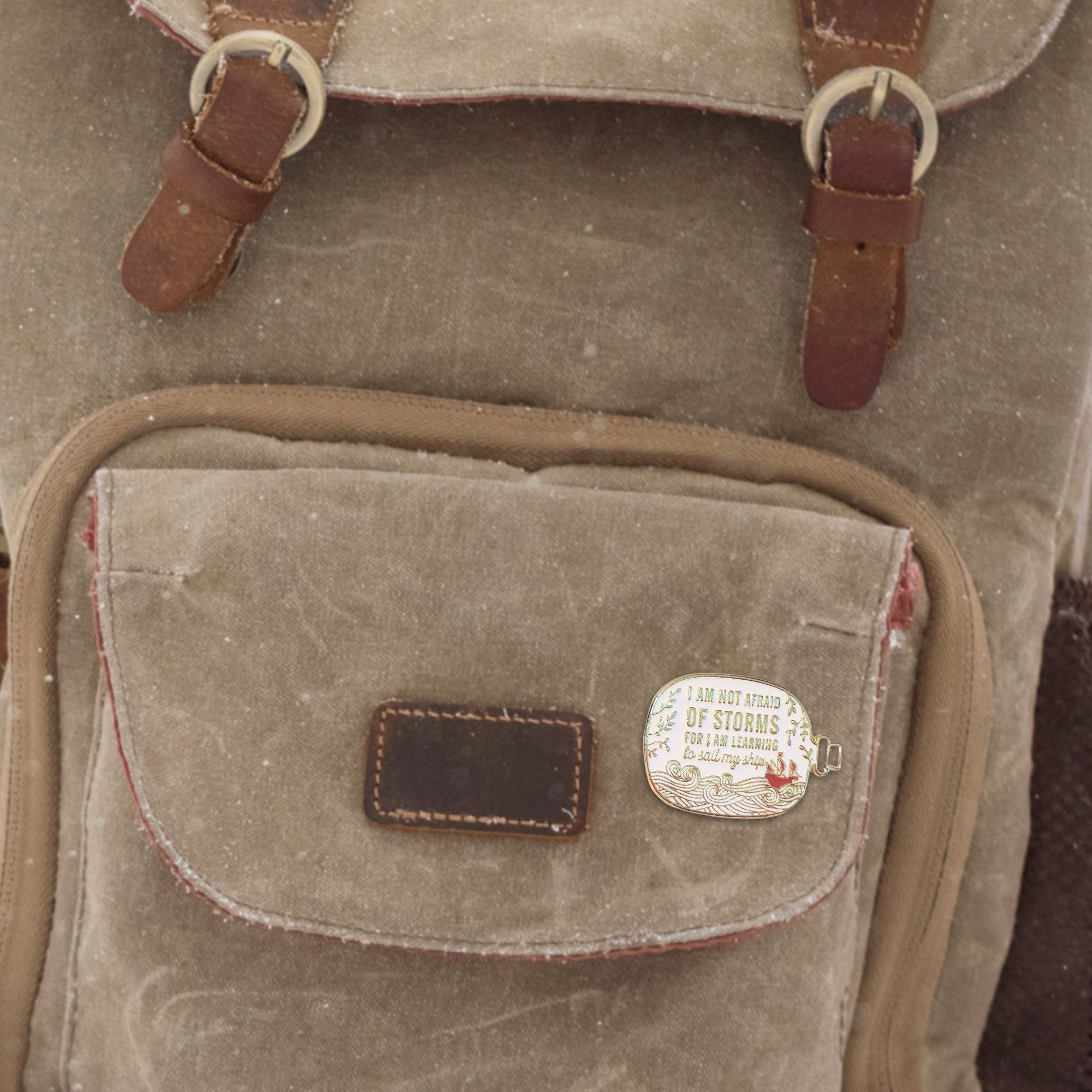 I Am Not Afraid of Storms For I Am Learning to Sail My Ship | Collectible Pin - NovaSmartLinks