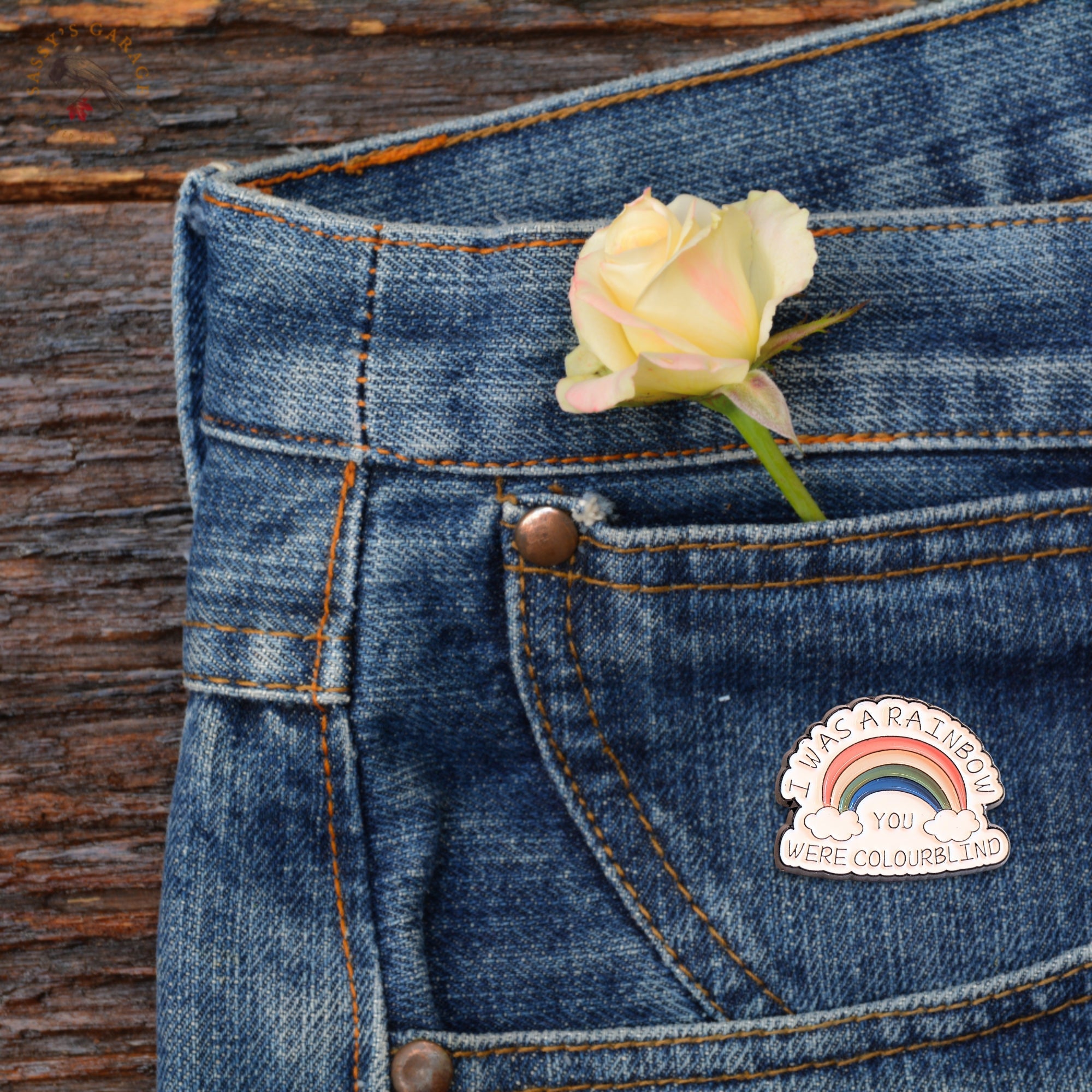 I Was a Rainbow (You Were Colourblind) | Collectible Pin - NovaSmartLinks