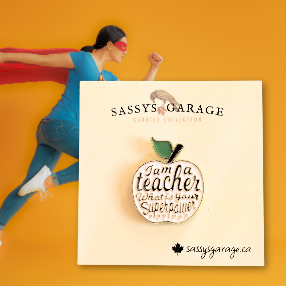 I'm a Teacher, What's Your Superpower? | Collectible Pin - NovaSmartLinks
