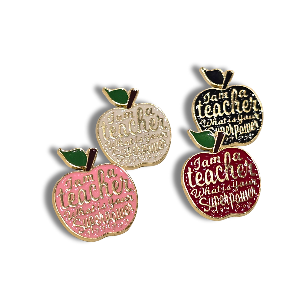 I'm a Teacher, What's Your Superpower? | Collectible Pin - NovaSmartLinks