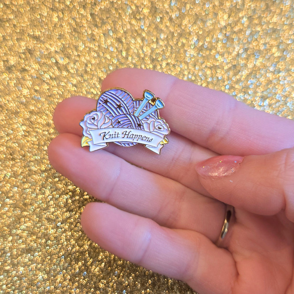 Knit Happens | Collectible Pin - NovaSmartLinks
