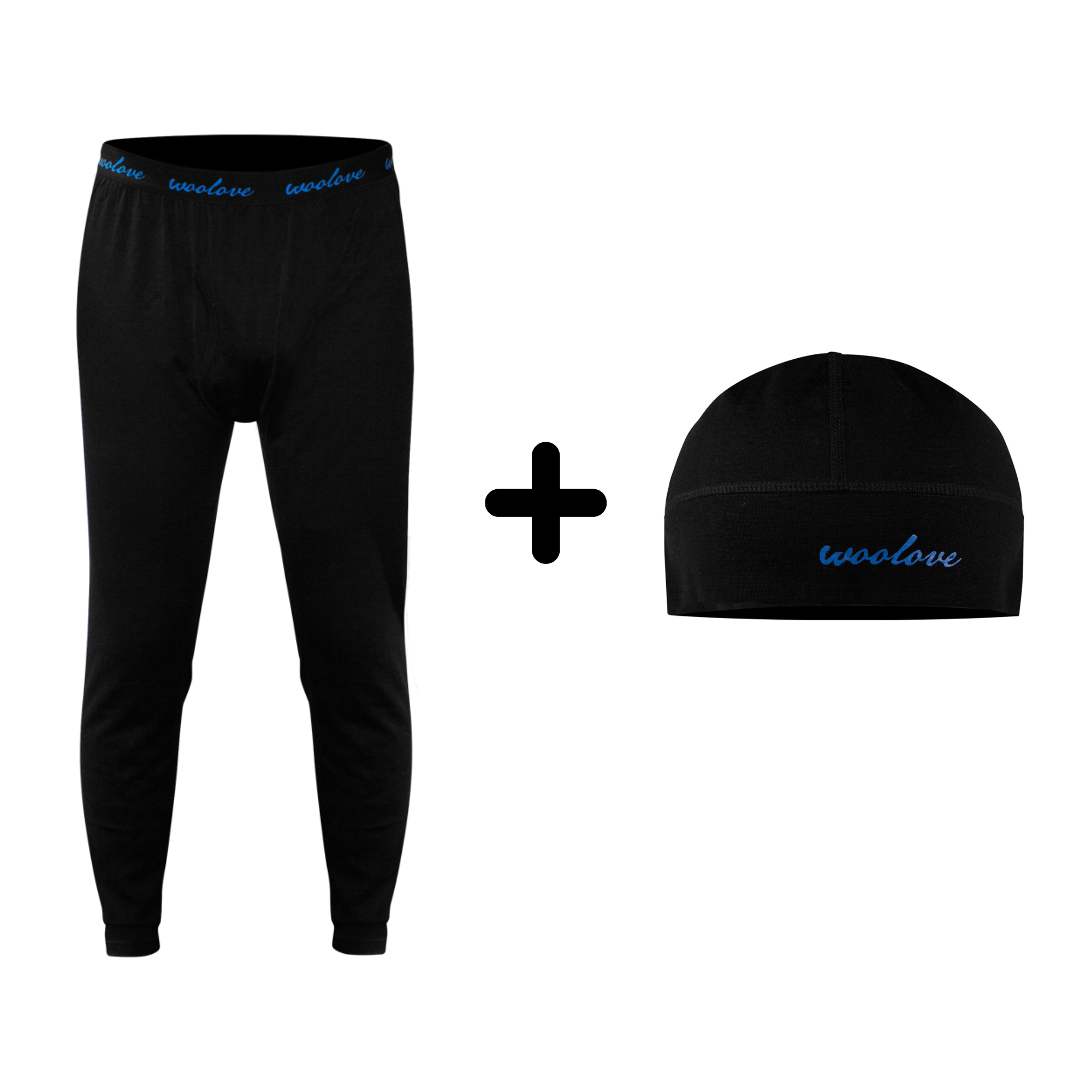 Men's 100% Merino Wool Long Underwear + Beanie - NovaSmartLinks