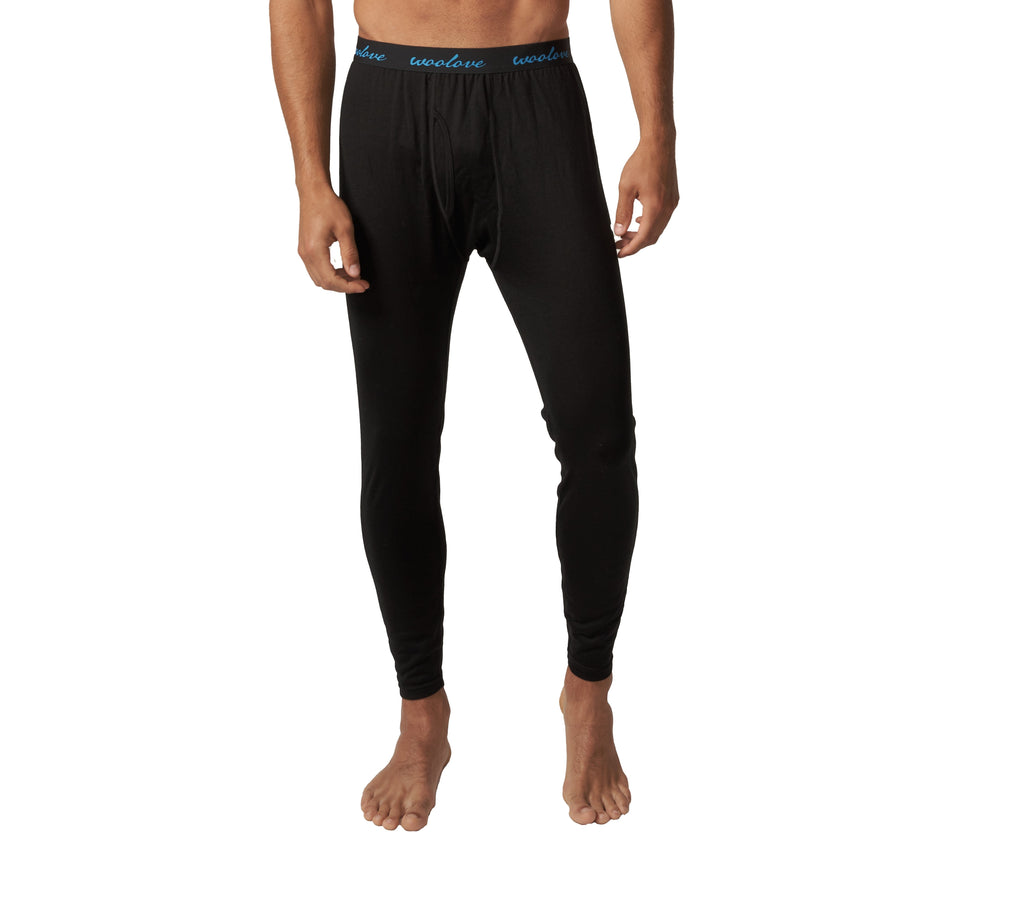 Men's 100% Merino Wool Long Underwear Base Layer Leggings 190 GSM - Midweight - NovaSmartLinks