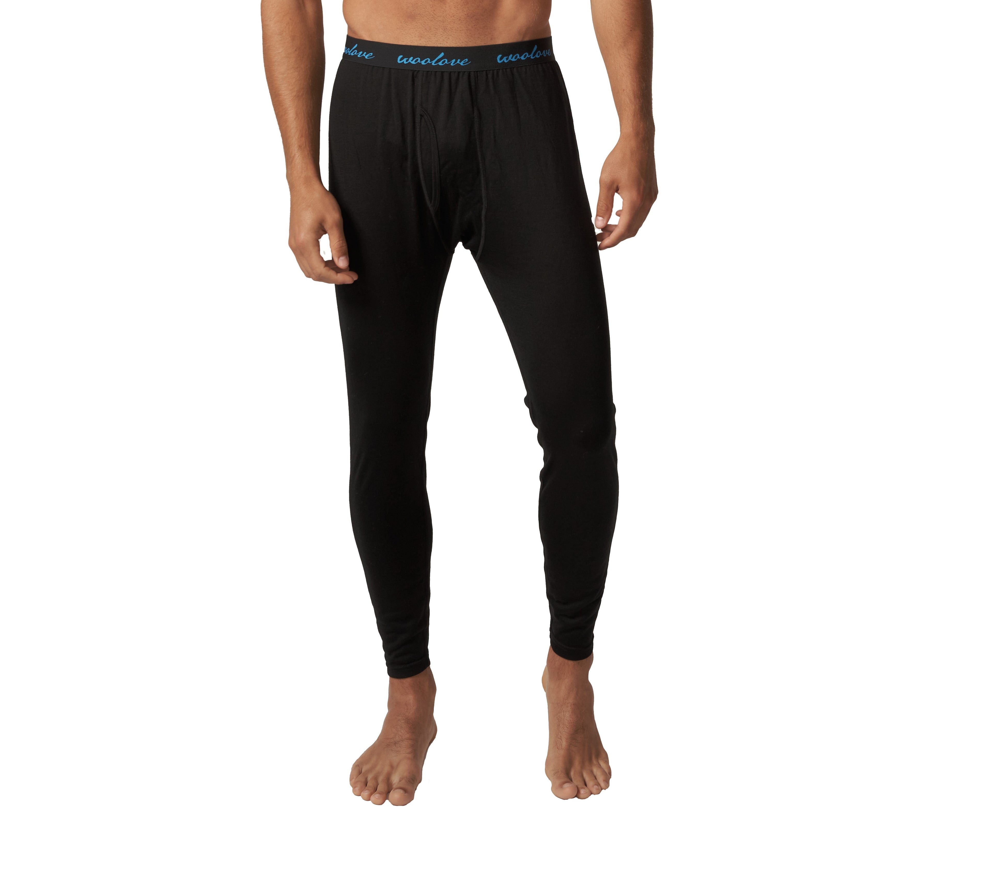 Men's 100% Merino Wool Long Underwear Base Layer Leggings 190 GSM - Midweight - NovaSmartLinks