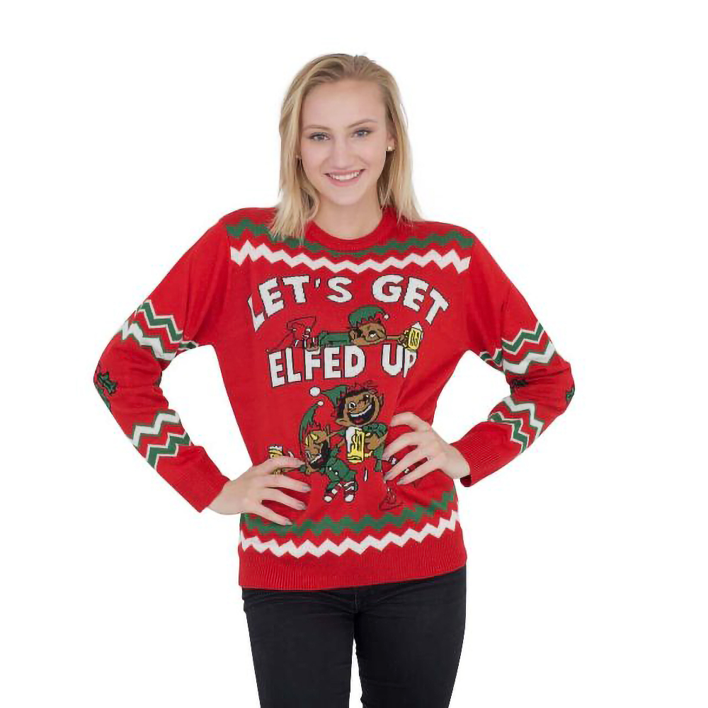 Let Get Elfed Up Drunken Elves  Sweater - NovaSmartLinks