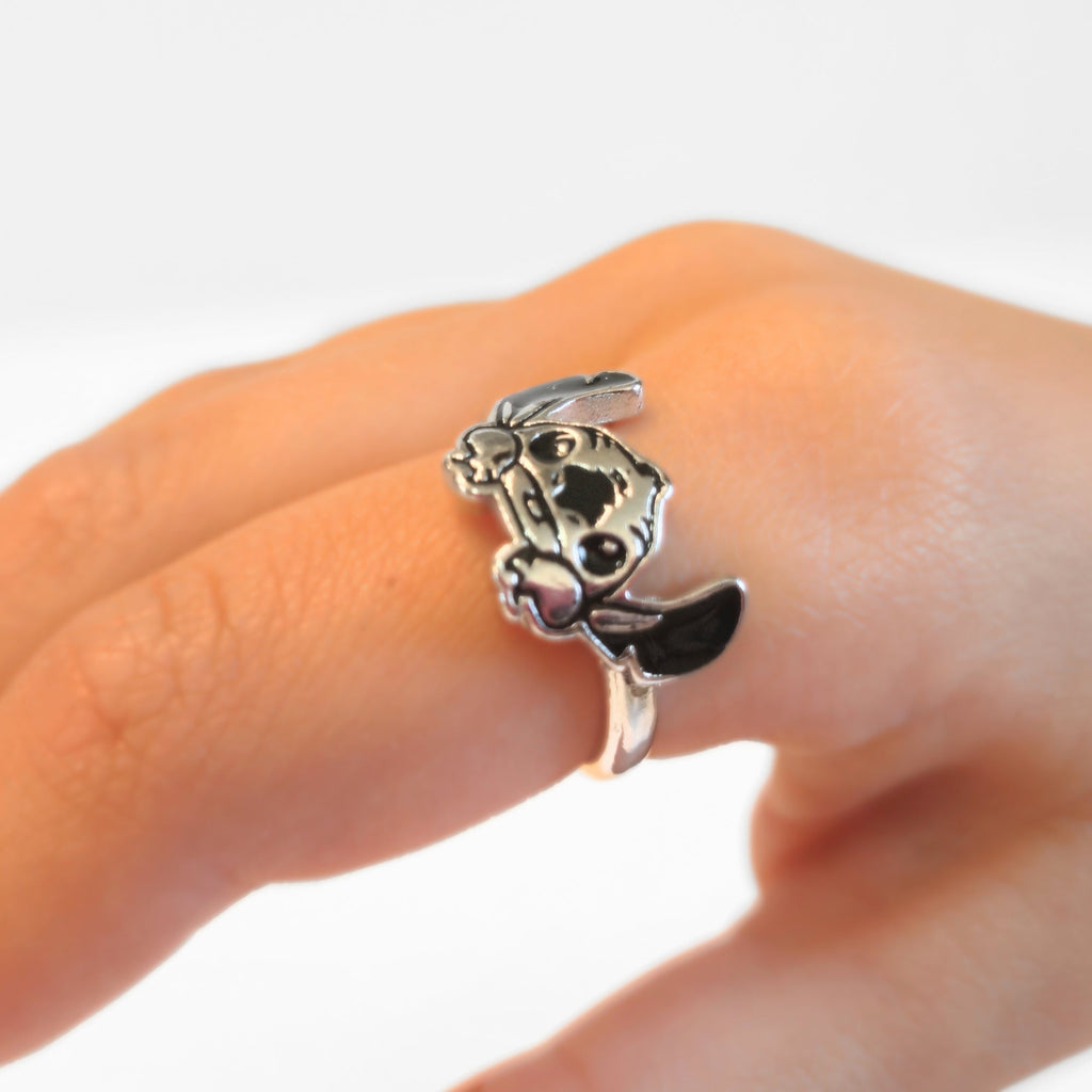 Lilo & Stitch | Silver Stitch Ring - NovaSmartLinks