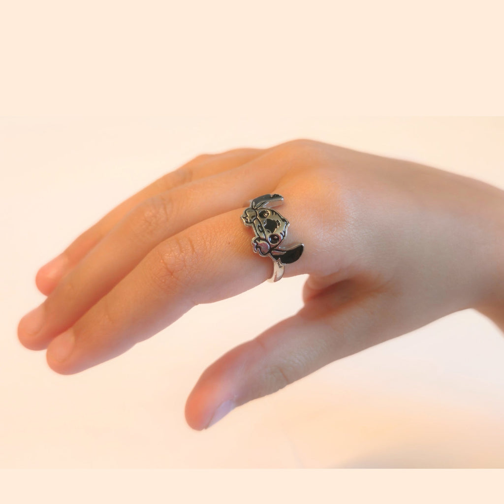 Lilo & Stitch | Silver Stitch Ring - NovaSmartLinks