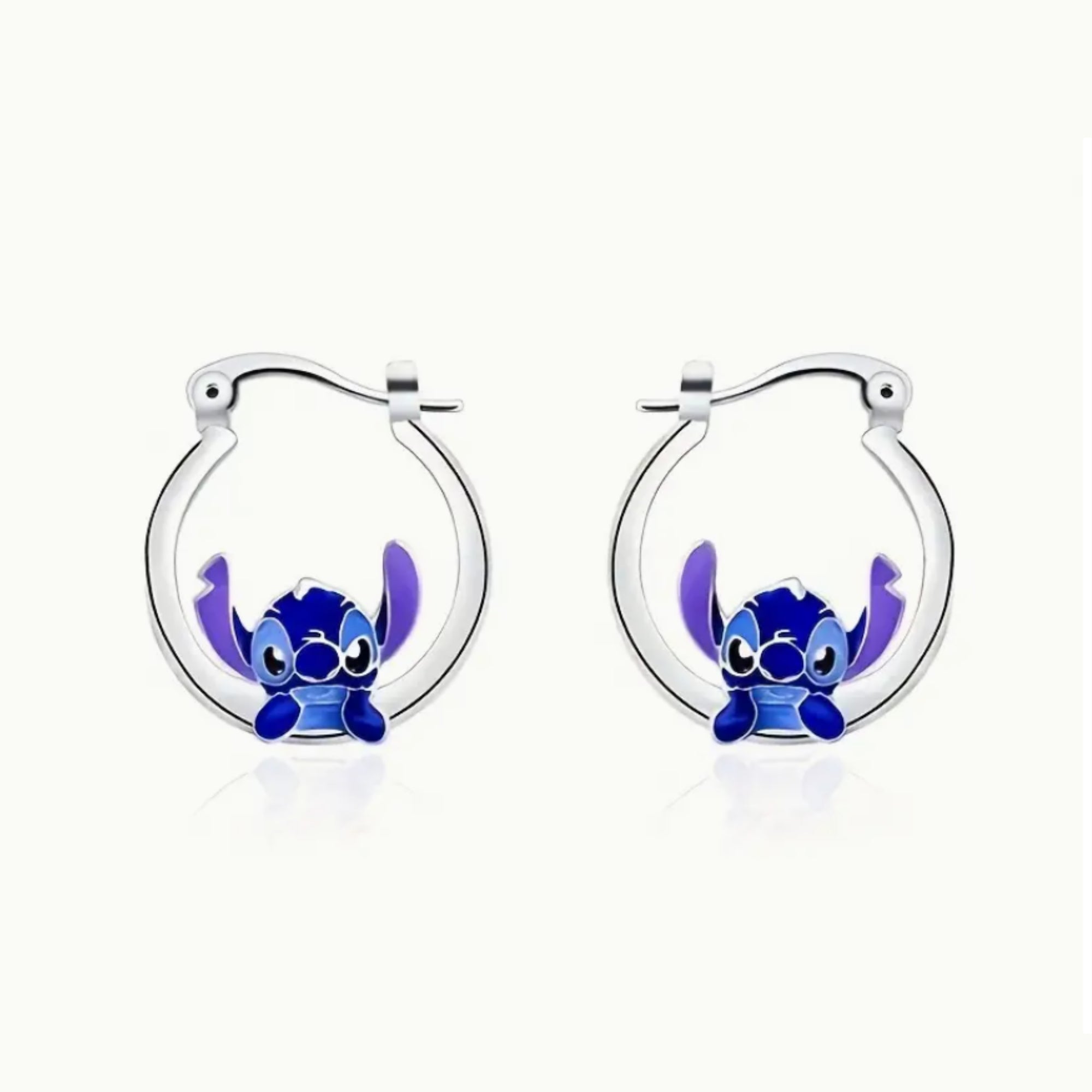 Lilo & Stitch | Silver Stitch Earrings - NovaSmartLinks