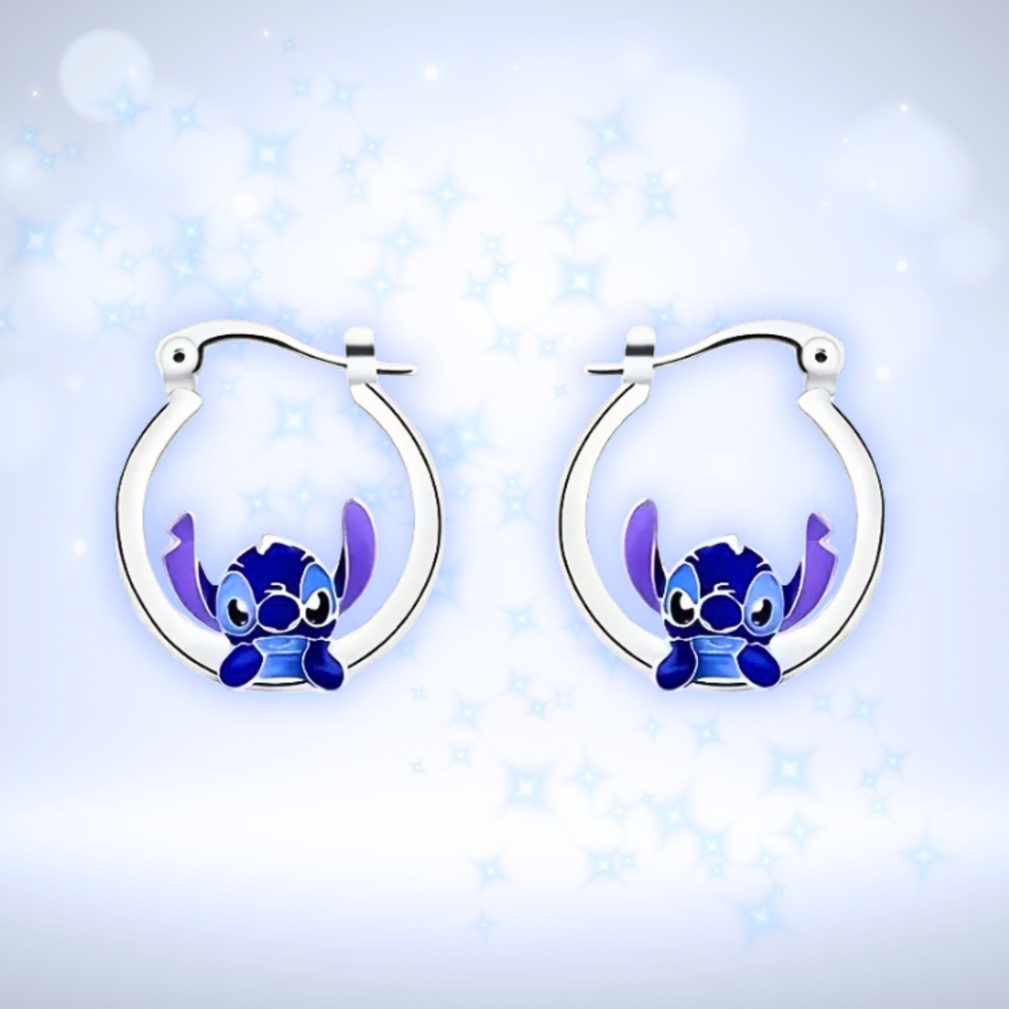 Lilo & Stitch | Silver Stitch Earrings - NovaSmartLinks