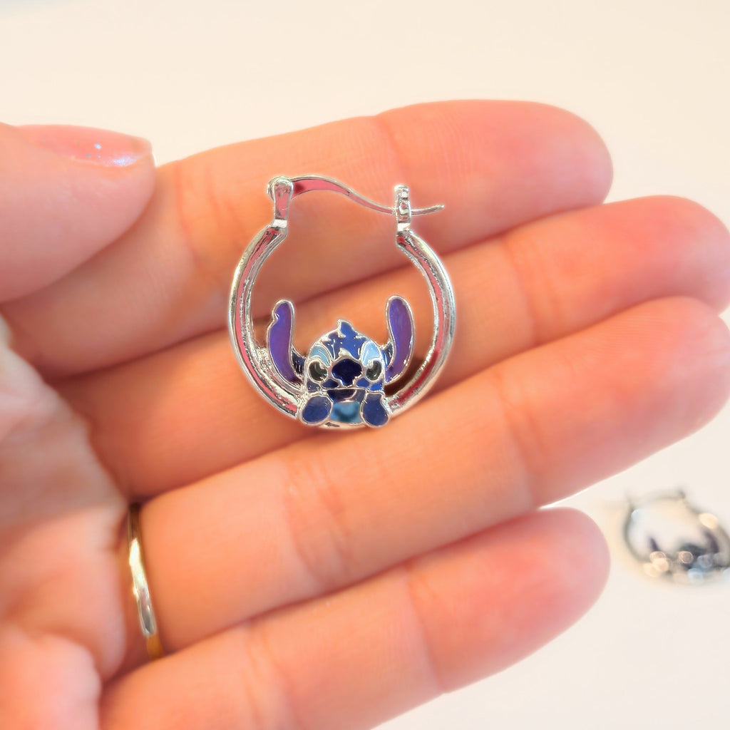 Lilo & Stitch | Silver Stitch Earrings - NovaSmartLinks