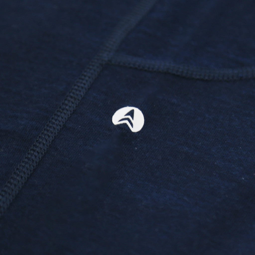 NorthWool Women's Merino Wool Thermal Leggings (Navy) - NovaSmartLinks