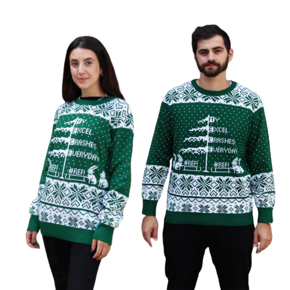 Couple - The MECE Funny Christmas Sweater - NovaSmartLinks