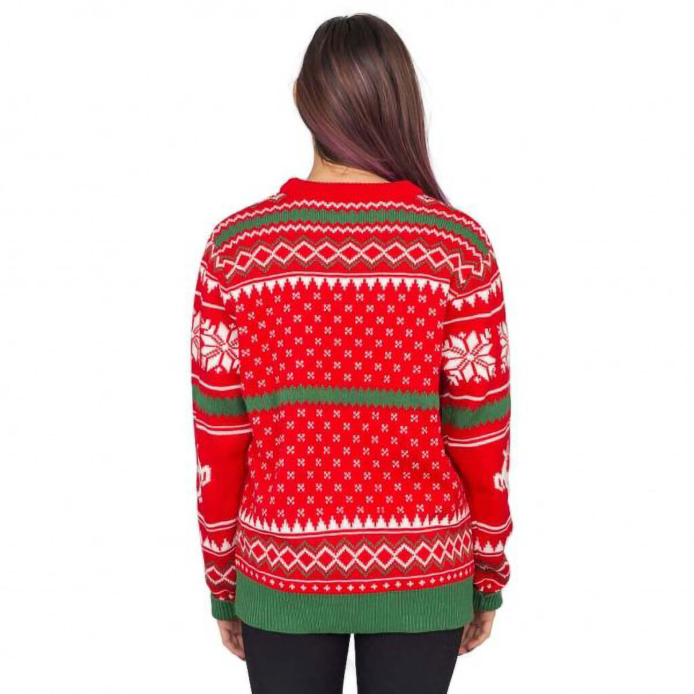 Merry Christmas Ya Filthy Animal Snowflake And Reindeer  Sweater - NovaSmartLinks