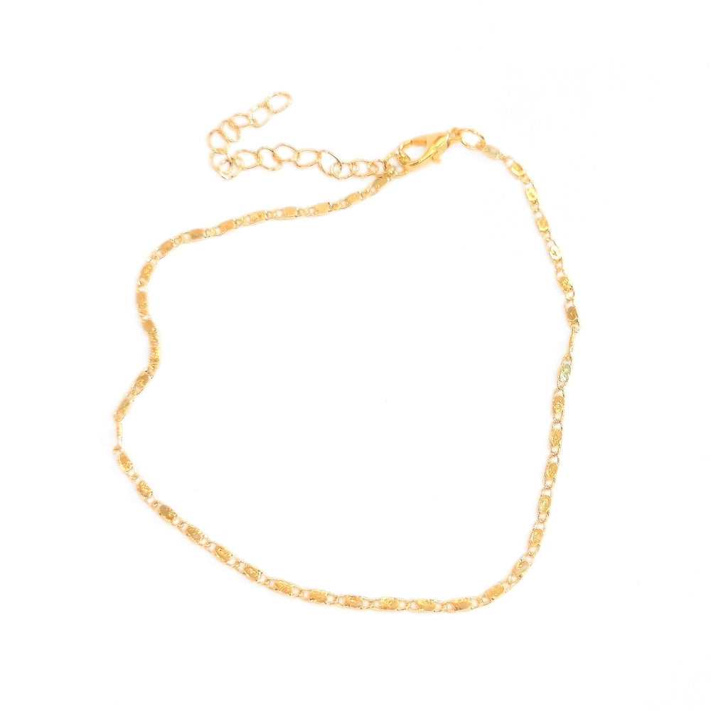 Minimalist Gold Chain Anklet - NovaSmartLinks