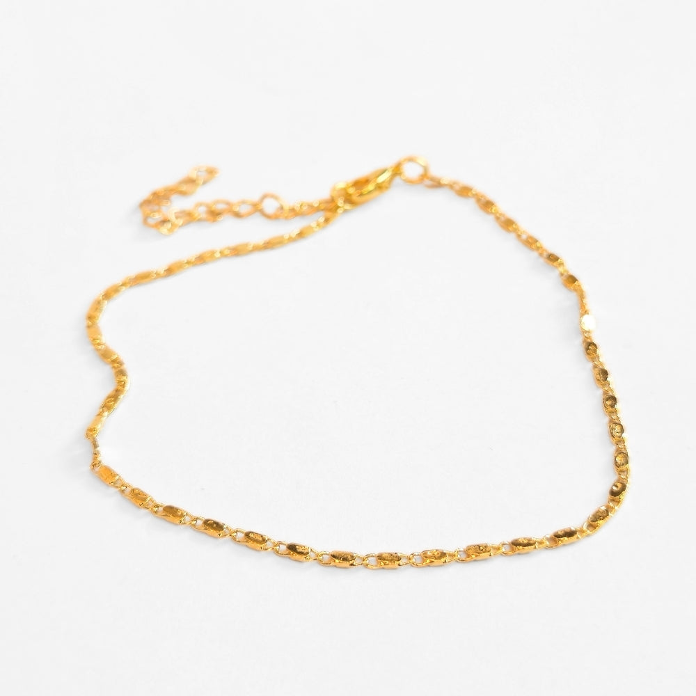 Minimalist Gold Chain Anklet - NovaSmartLinks