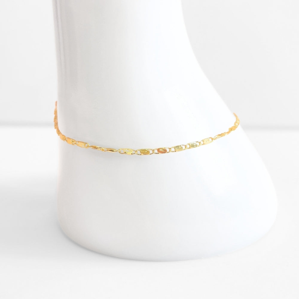 Minimalist Gold Chain Anklet - NovaSmartLinks