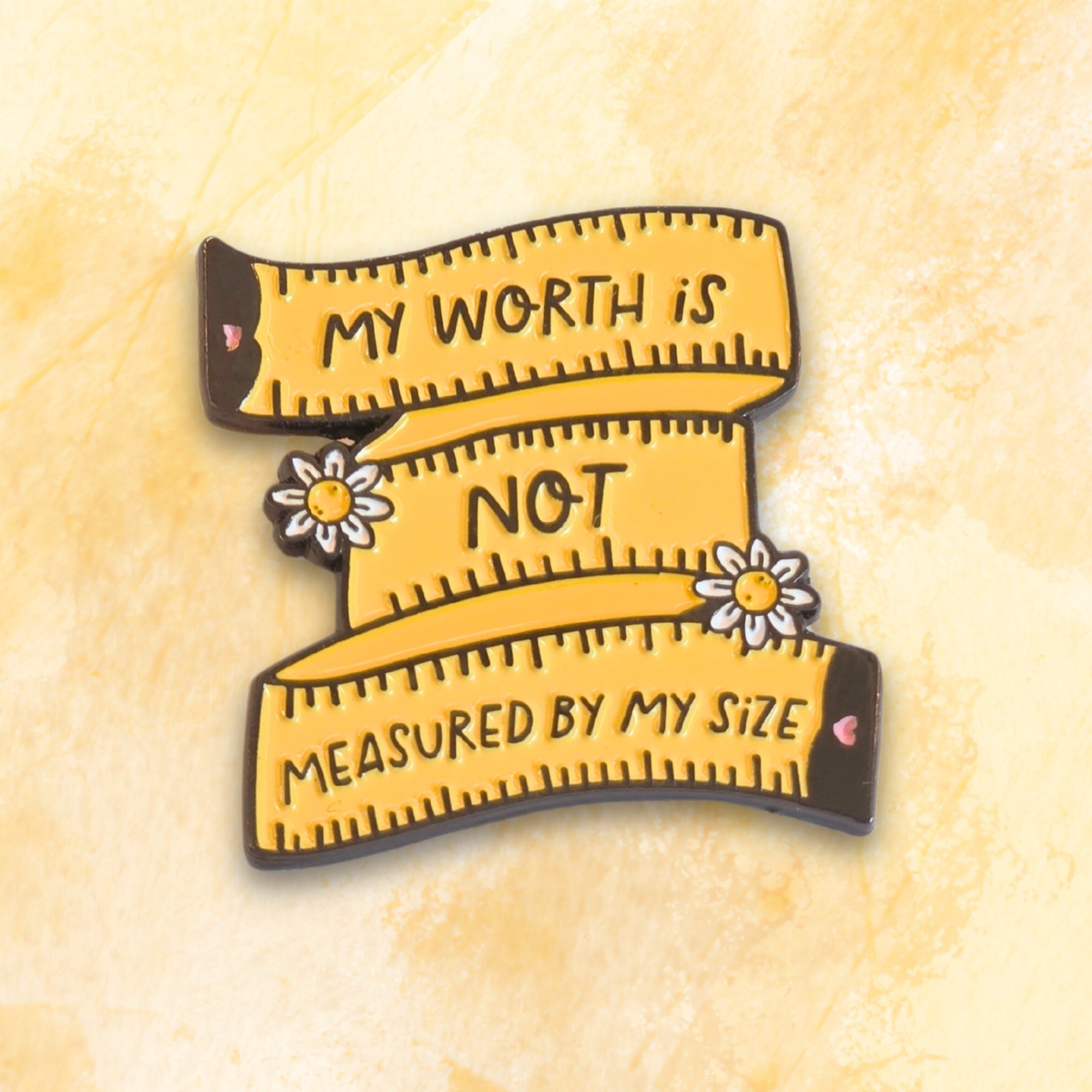 My Worth Is Not Measured By My Size | Collectible Pin - NovaSmartLinks