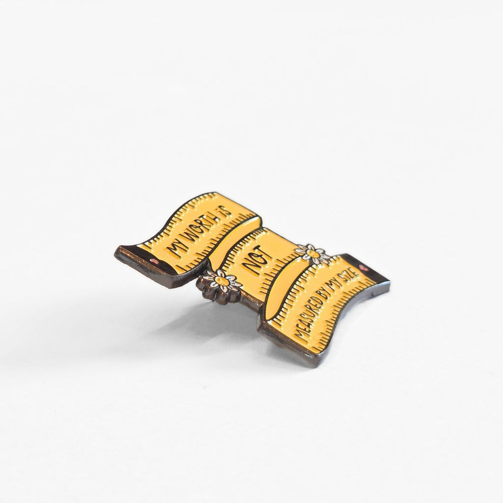 My Worth Is Not Measured By My Size | Collectible Pin - NovaSmartLinks