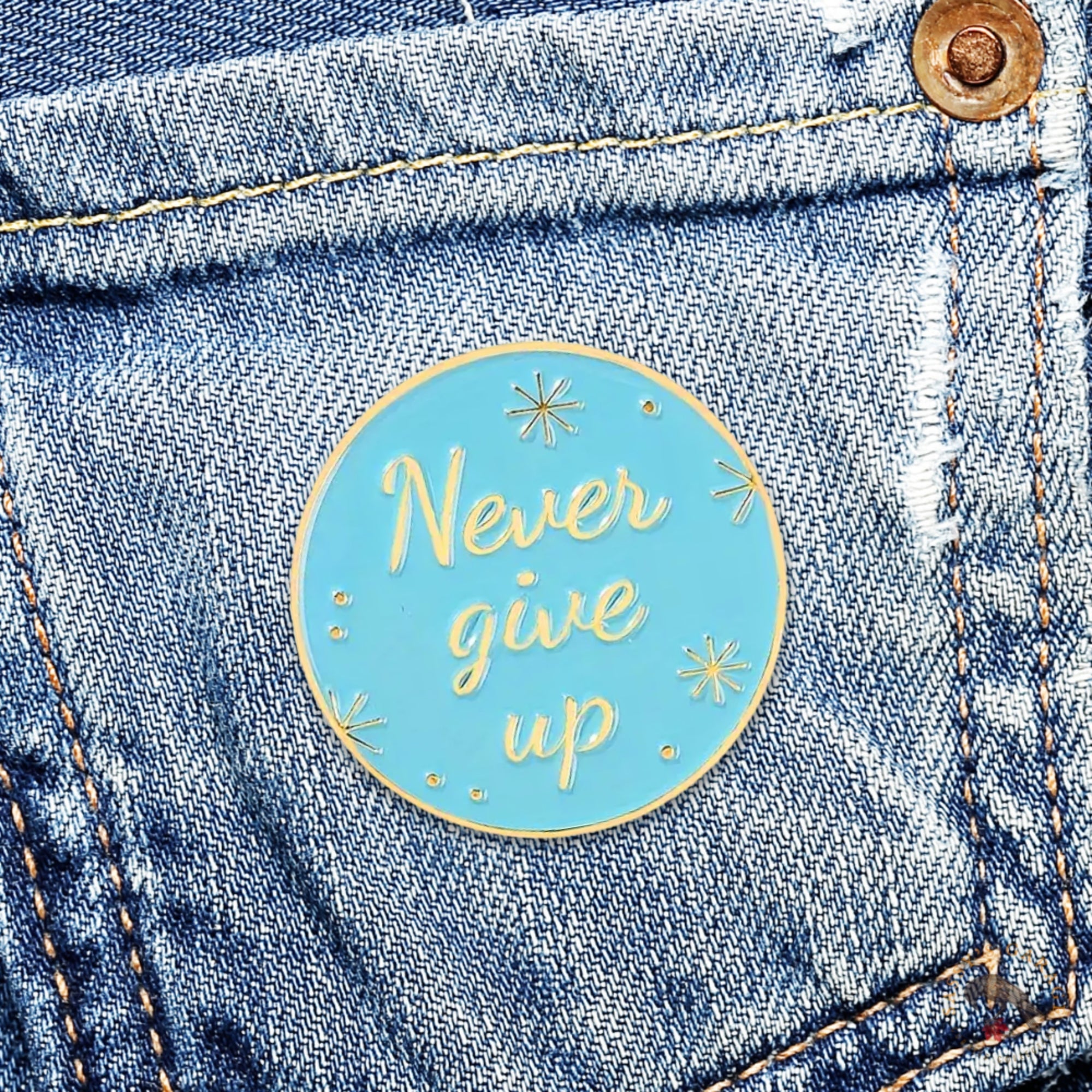 Never Give Up | Collectible Pin - NovaSmartLinks