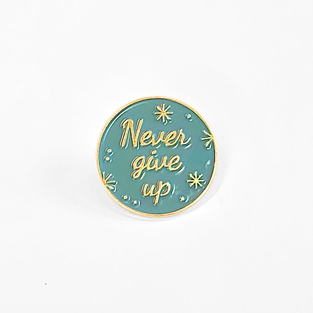 Never Give Up | Collectible Pin - NovaSmartLinks