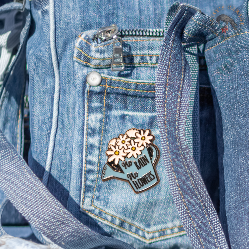 No Rain No Flowers | Collectible Pin - NovaSmartLinks