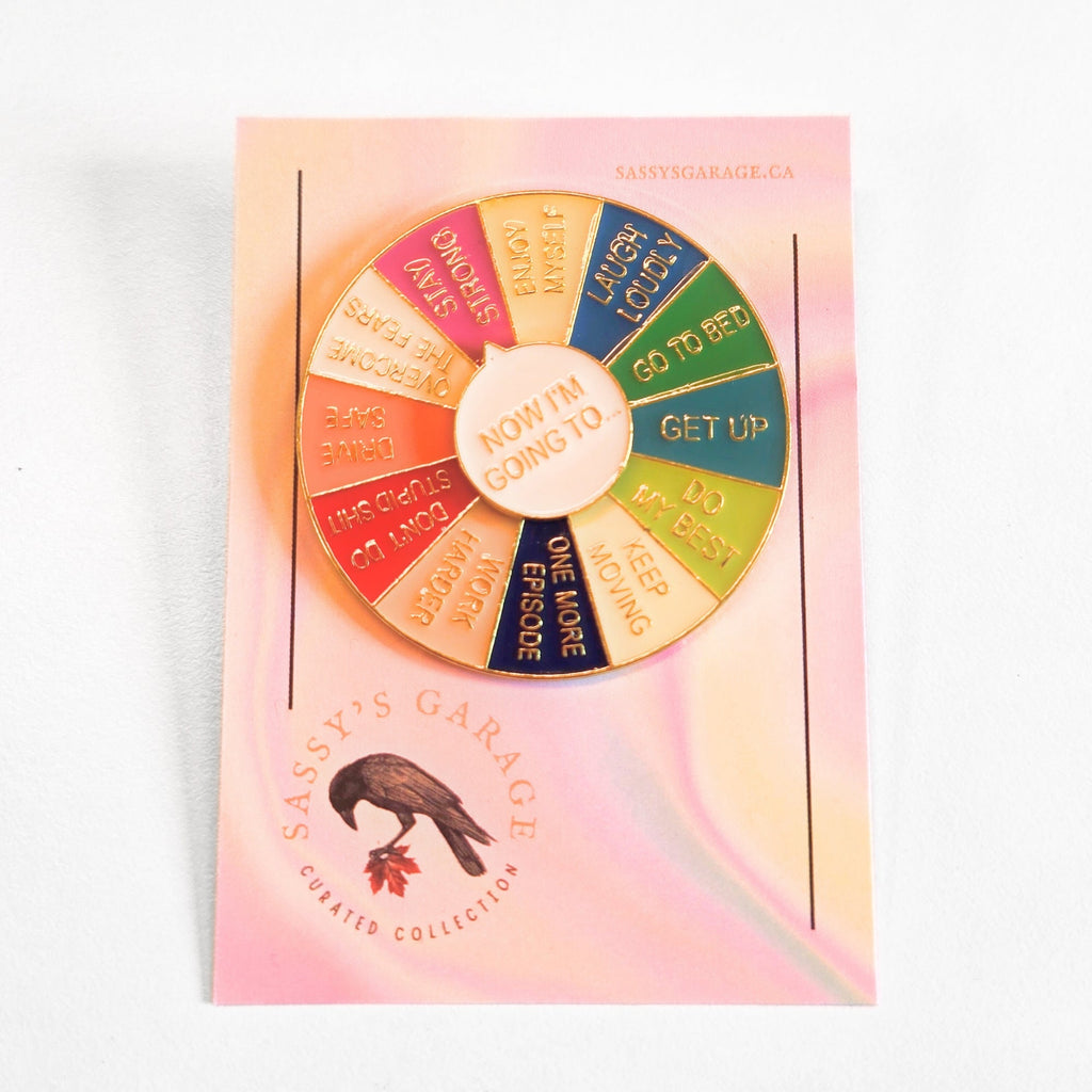 "Now I'm Going To" (Motivational Spinner - Gold) | Collectible Pin - NovaSmartLinks