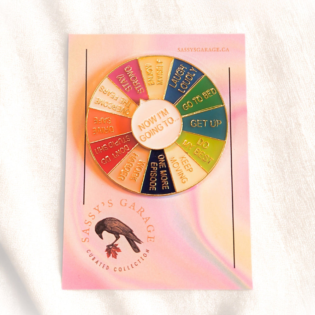"Now I'm Going To" (Motivational Spinner - Gold) | Collectible Pin - NovaSmartLinks