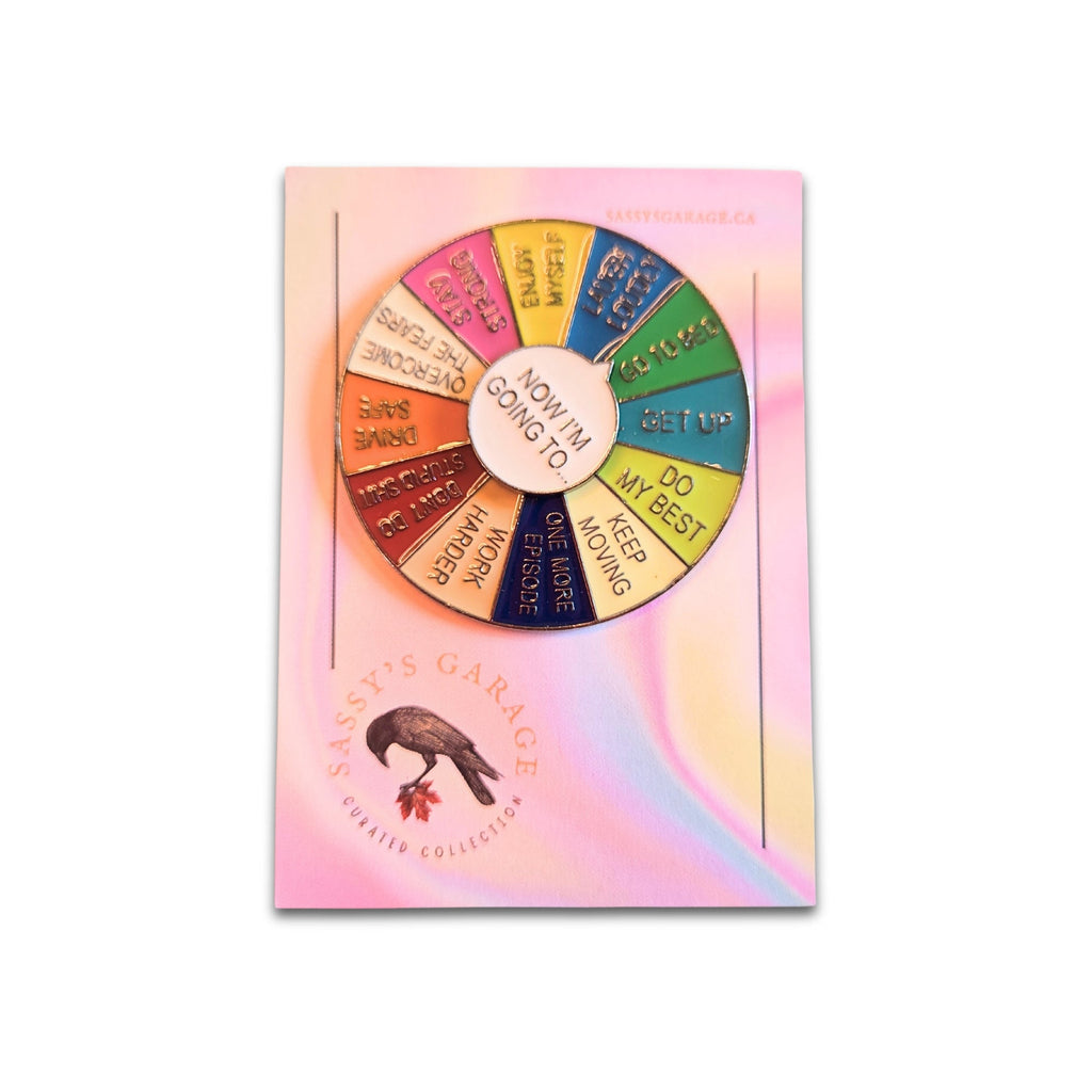 "Now I'm Going To" (Motivational Spinner - Silver) | Collectible Pin - NovaSmartLinks