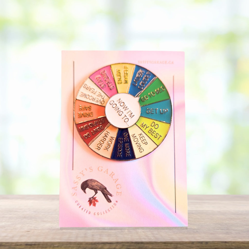 "Now I'm Going To" (Motivational Spinner - Silver) | Collectible Pin - NovaSmartLinks
