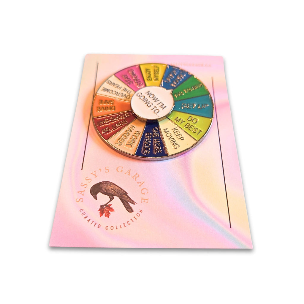 "Now I'm Going To" (Motivational Spinner - Silver) | Collectible Pin - NovaSmartLinks