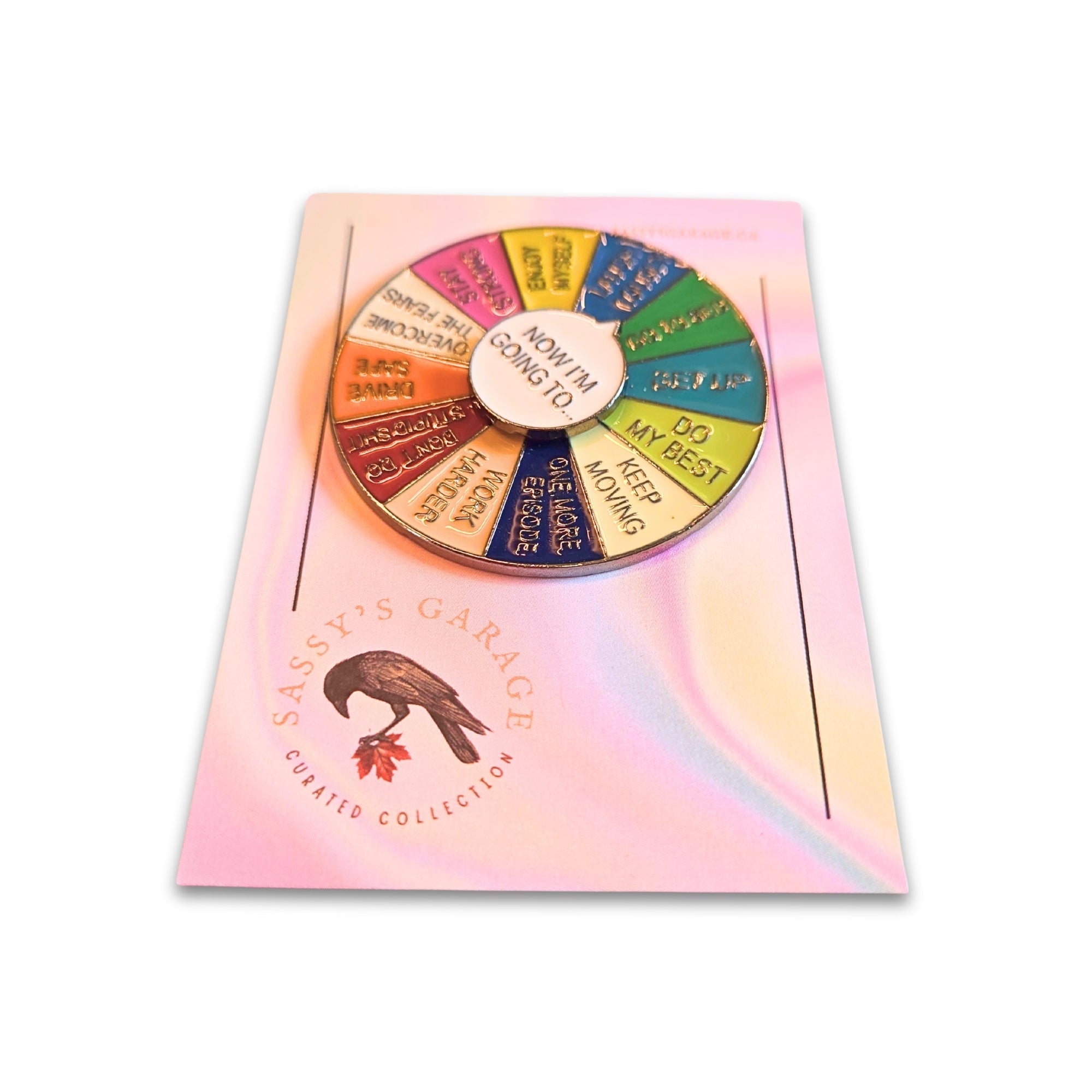 "Now I'm Going To" (Motivational Spinner - Silver) | Collectible Pin - NovaSmartLinks