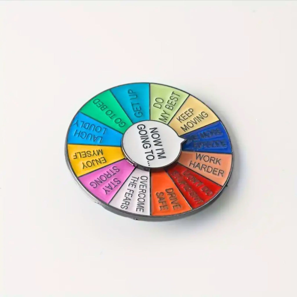 "Now I'm Going To" (Motivational Spinner - Silver) | Collectible Pin - NovaSmartLinks