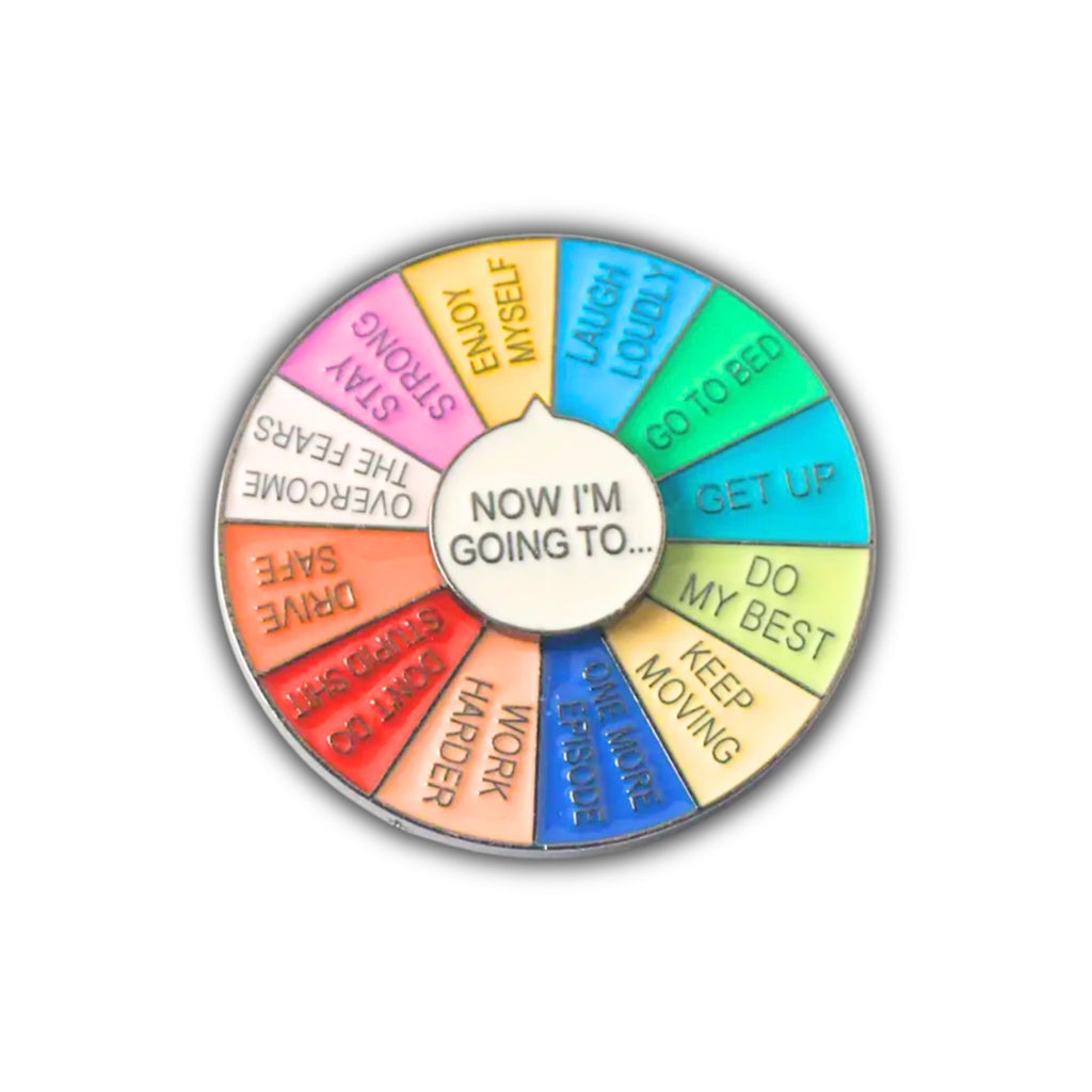 "Now I'm Going To" (Motivational Spinner - Silver) | Collectible Pin - NovaSmartLinks