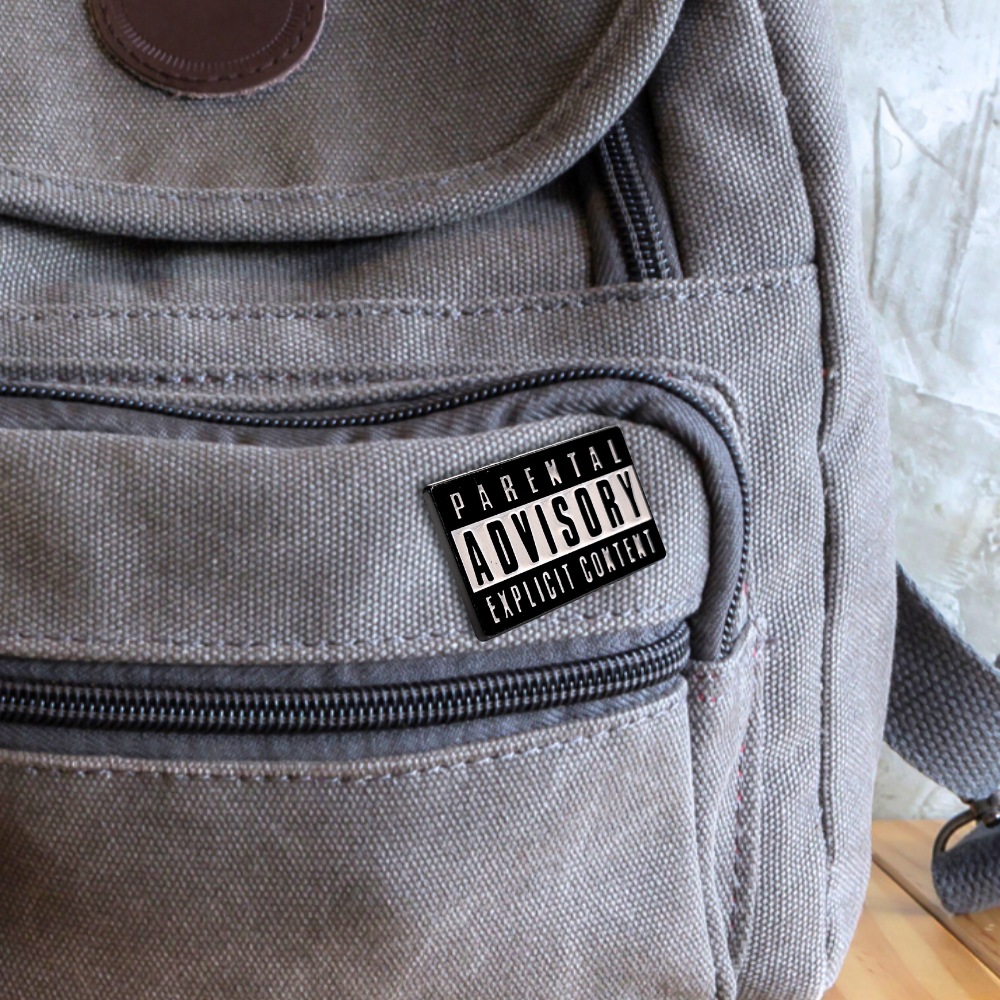 Parental Advisory (Explicit Content) | Collectible Pin - NovaSmartLinks