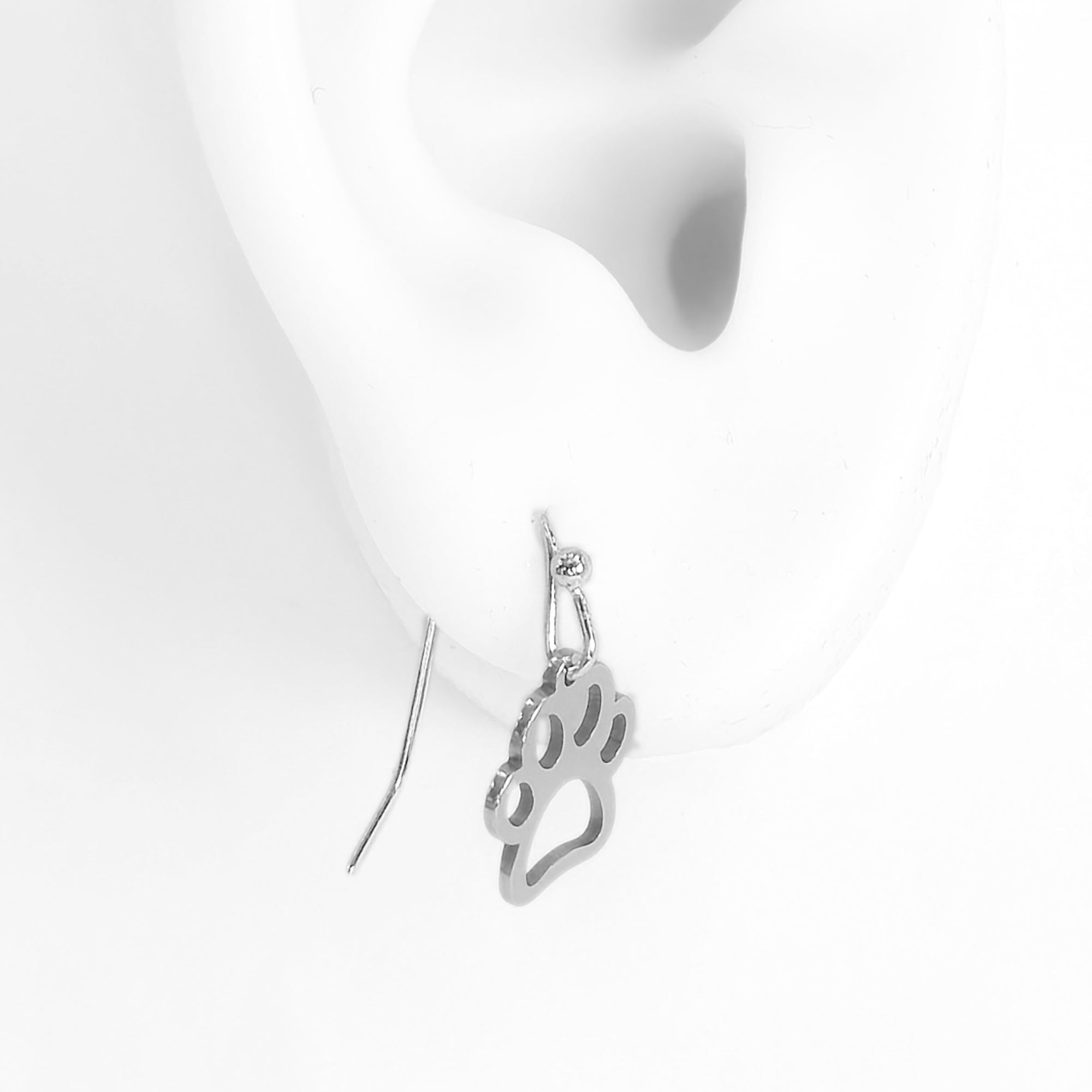 Paw Print Cut-Out Earrings - NovaSmartLinks