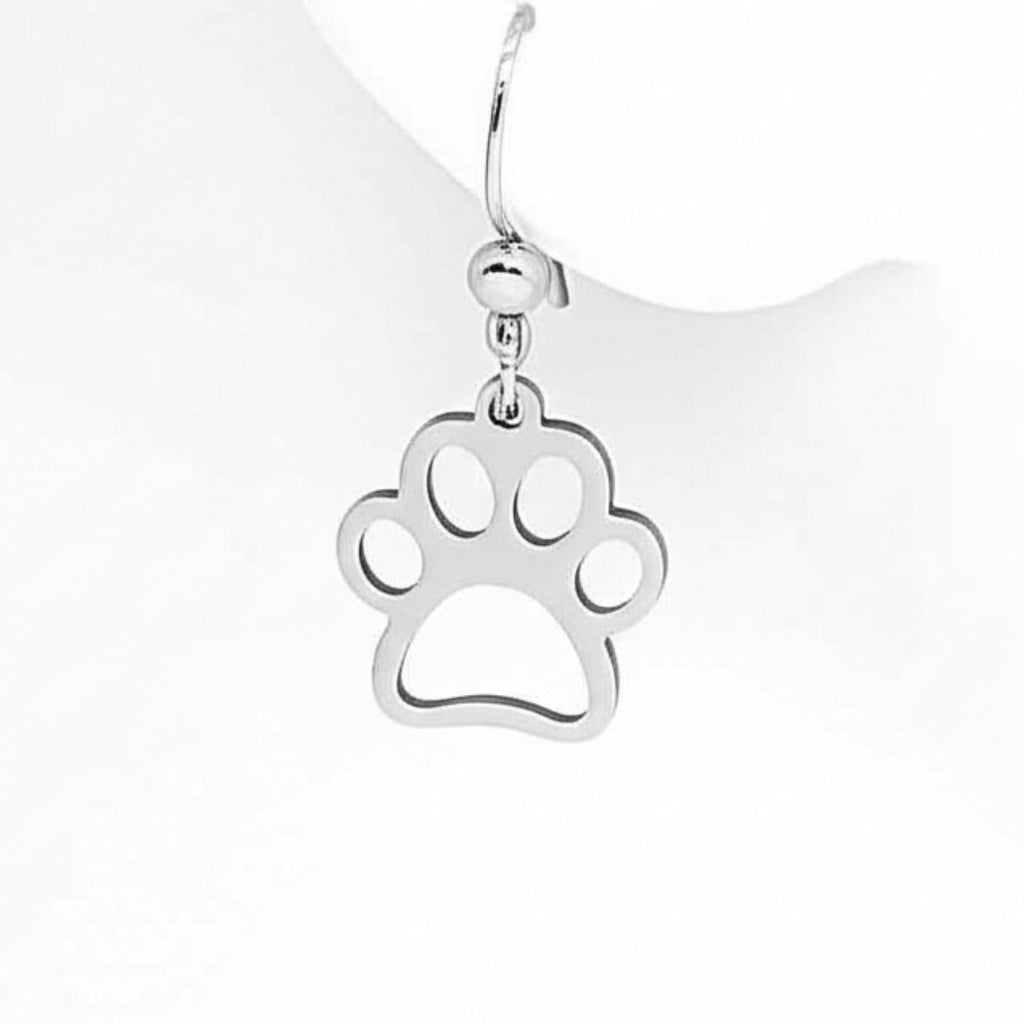 Paw Print Cut-Out Earrings - NovaSmartLinks