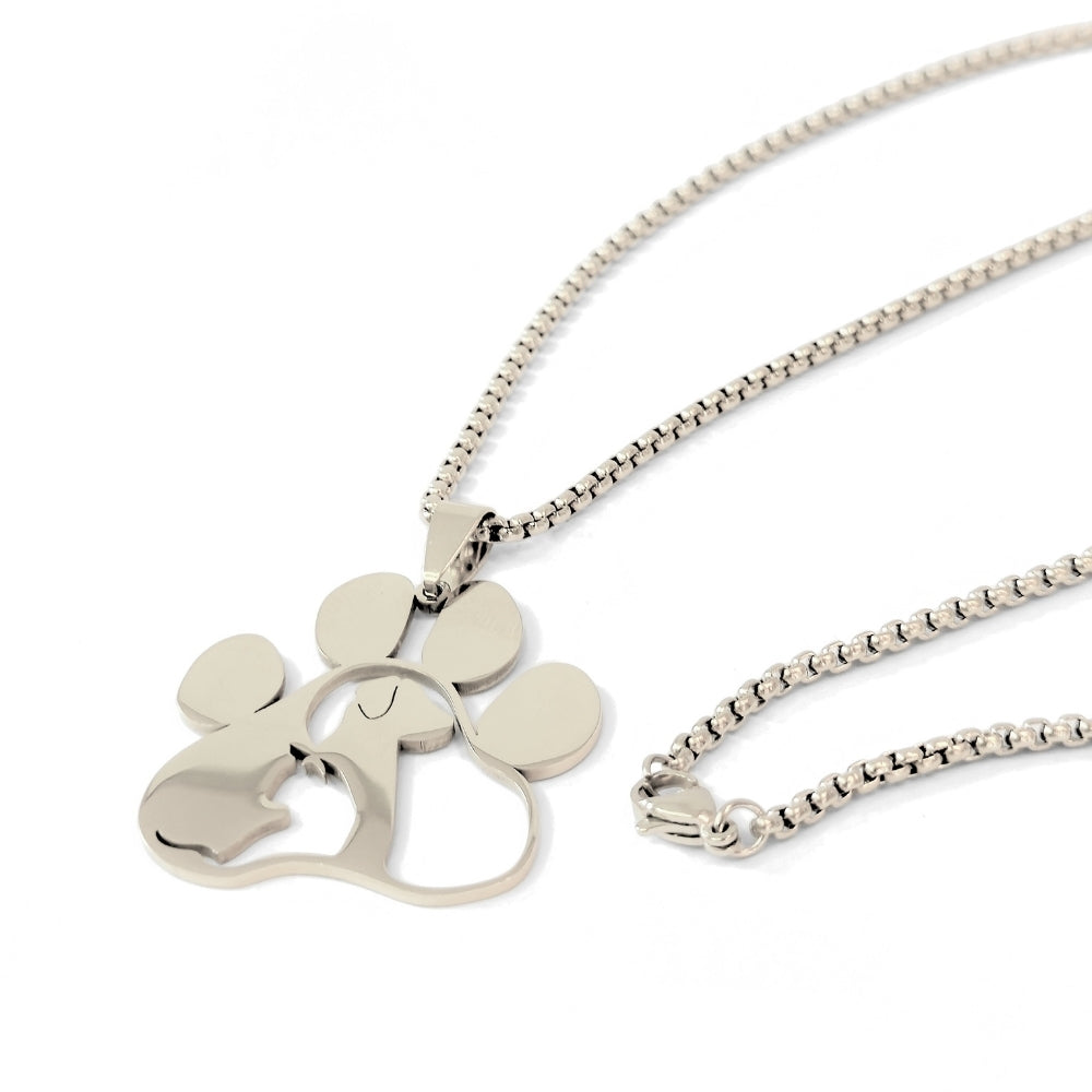 Pet Love Paw Print Necklace - NovaSmartLinks